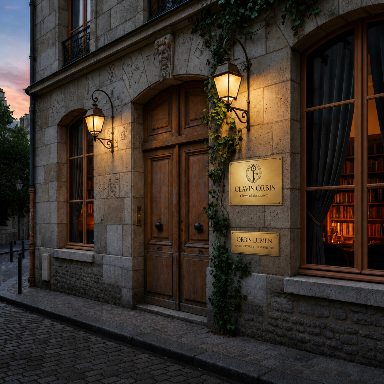 Devanture Clavis Orbis à Paris